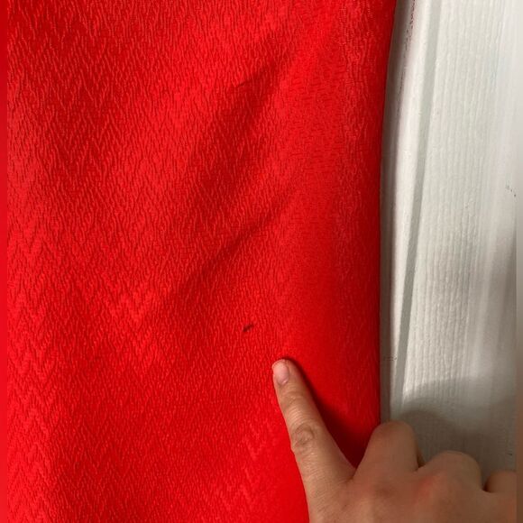 1970s/60s Red Gabardine Jumpsuit Size Large - Picture 3 of 10